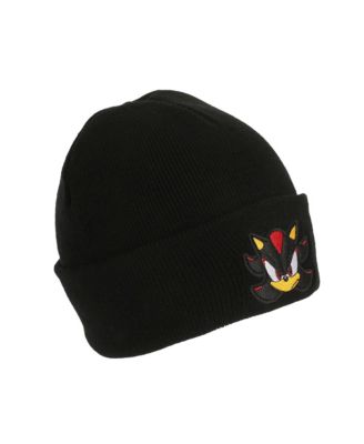 Men's Shadow Embroidery Acrylic Knit Standard Cuff Beanie