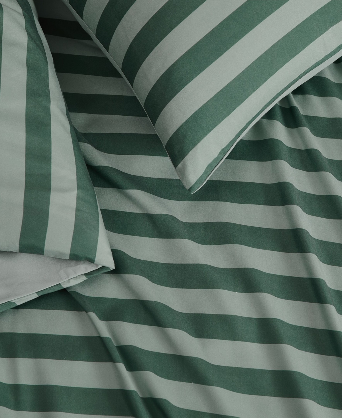 Truly Soft Weston Stripe 3-pc. Comforter Set, Full/queen In Green
