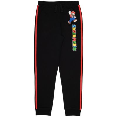 Super Big Boys Luigi and Bowser 2 Piece Long Sleeve T-Shirt and Jogger Pants Set