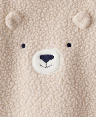 Baby Boys' Bear Long-Sleeve T-Shirt and Overall, 2-Piece Set