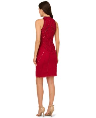 Women's Beaded Sleeveless Dress