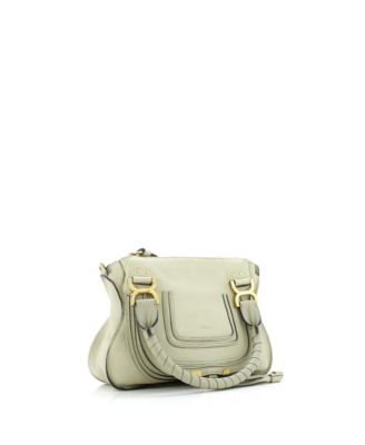 Small Marcie Satchel Leather