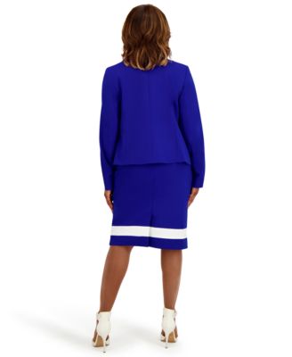 Seam Women's Crewneck Stripe Detail Sheath Dress