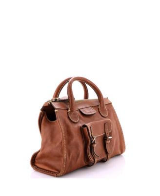 Medium Edith NM Satchel Leather