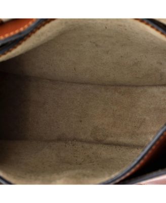 Small Hudson Handbag Whipstitch Leather