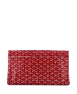 Pre-Owned Goyard MM Clutch Coated Canvas
