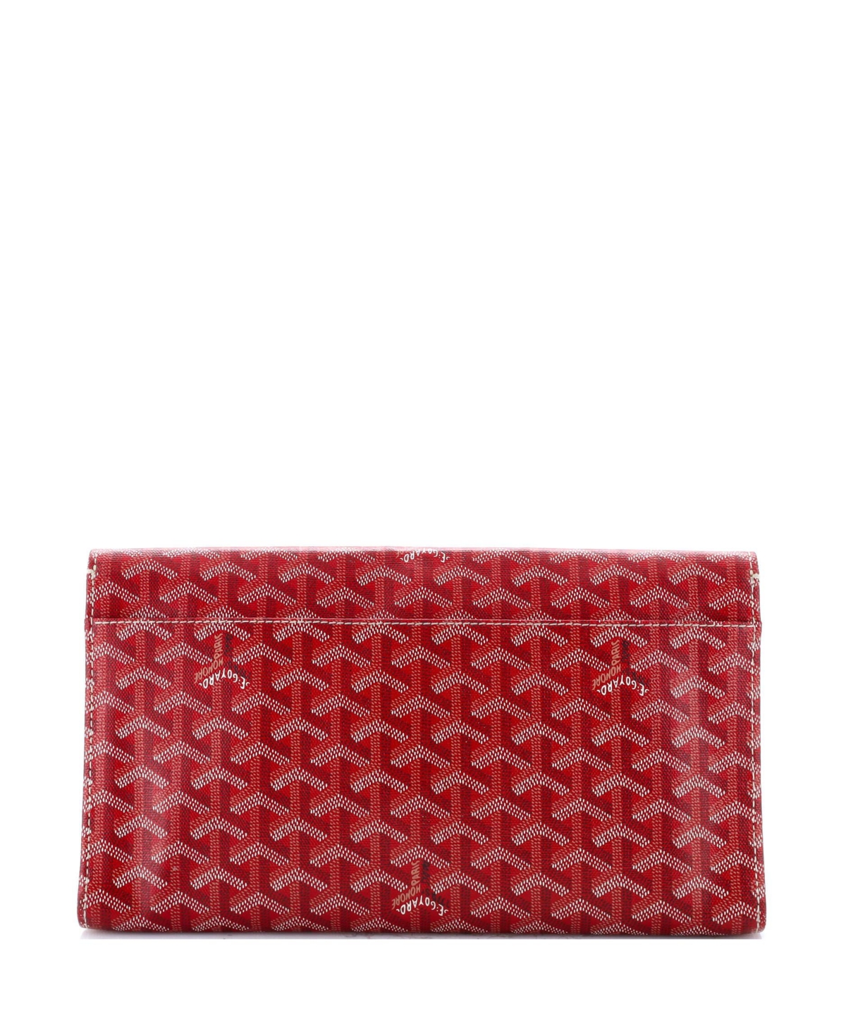Pre-Owned Goyard Mm Monte Carlo Clutch Coated Canvas