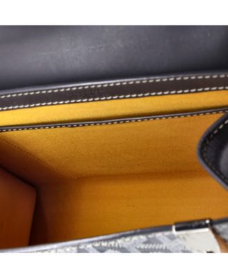 PM Saigon Top Handle Bag Coated Canvas with Leather