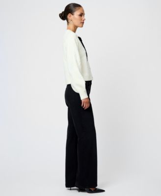 Women's Long-Sleeve Bow Detail Sweater