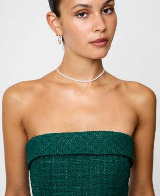 Women's Strapless A-Line Mini Dress