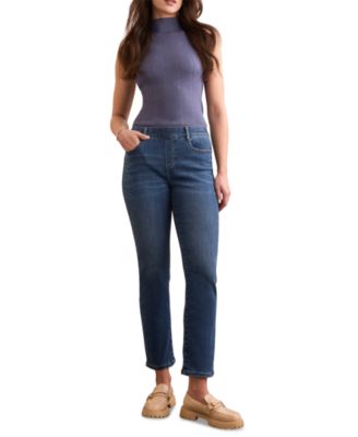 Women's Sophia Curvy Boundless Stretch Denim Pull-On Slim Crop Jeans