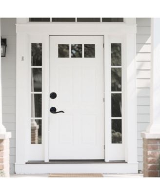 Zinc Alloy Door Lever with Ergonomic Grip, Chamfered Edges, Easy Installation-Black 1 Pack