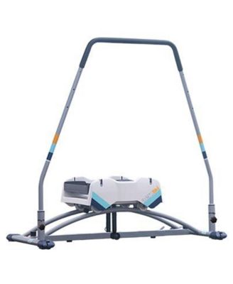 2.0 Ski Fitness Workout Machine with Recoil Spring Resistance, Gray