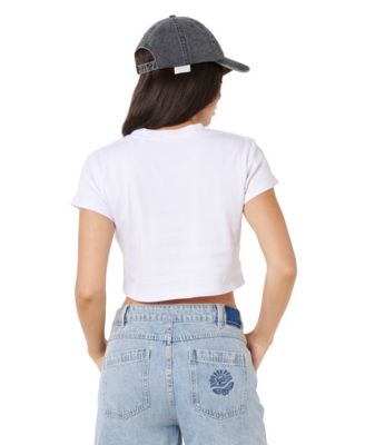 Women's Aloha Printed Baby Pull-On T-Shirt