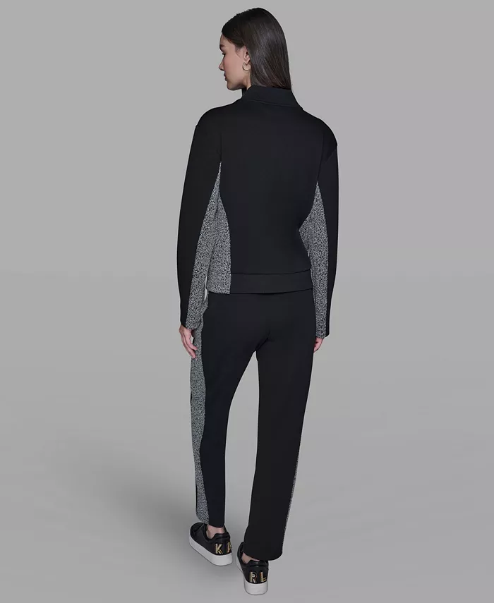 Women's Front Zip Bomber Jacket - thumbnail 3