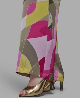 Women's Printed Pull-On Pants