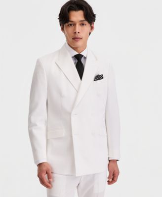 Men's Double-Breasted Slim-Fit Nested Suit