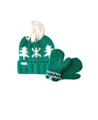 Boys Evergreen Bobble Hat