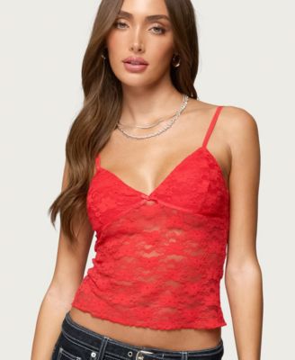 Women's Eira Sheer Lace Tank Top