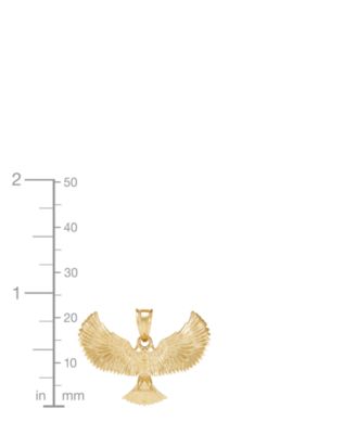 Eagle Pendant in 10k Yellow Gold