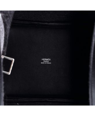 PM Picotin Lock Bag Felt with Leather