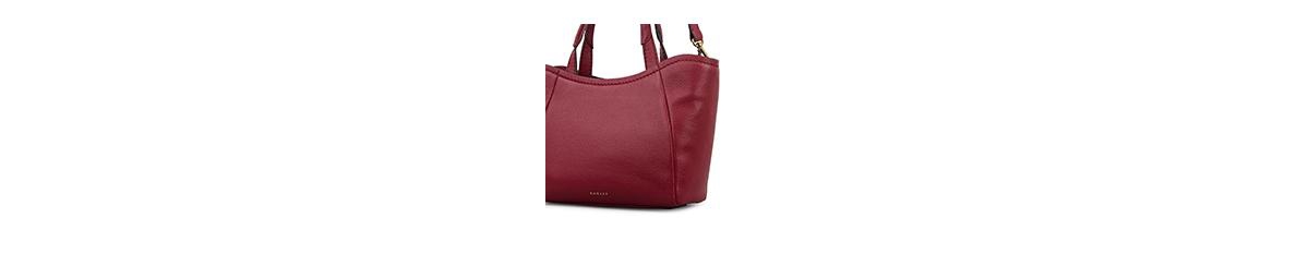 Radley London Muswell Lane Small Zip Top Grab Handbag In Red