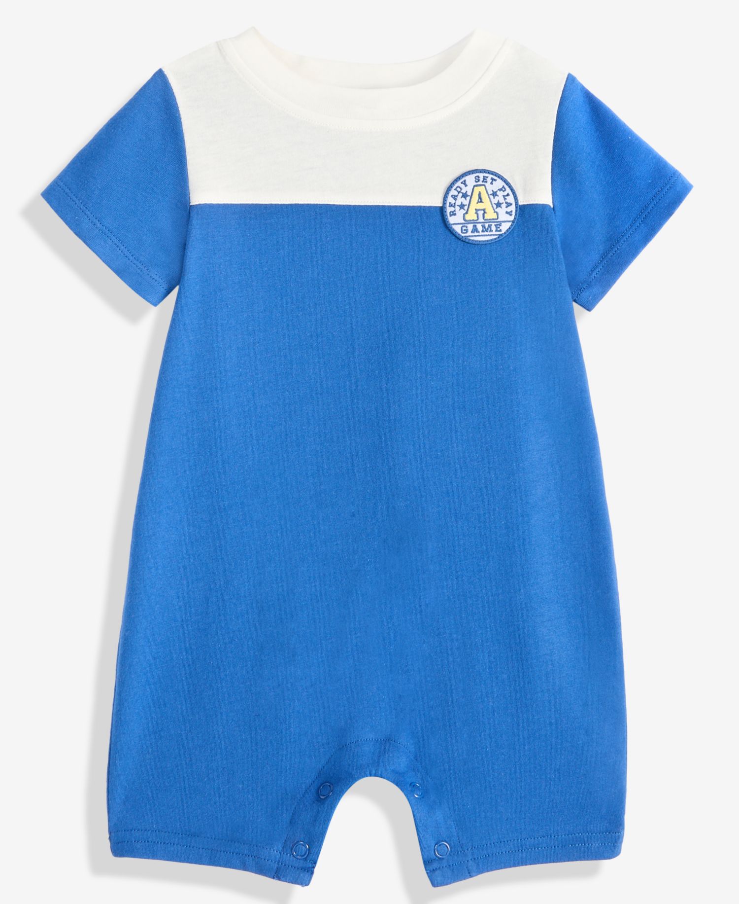 Baby Boys' Sport Patch Sunsuit