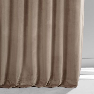 Signature Plush Velvet Hotel Blackout Curtain