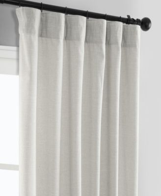 Simply Faux Linen Light Filtering Curtain Pair (2 Panels)