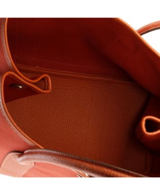 36 Garden Party Tote Toile and Leather