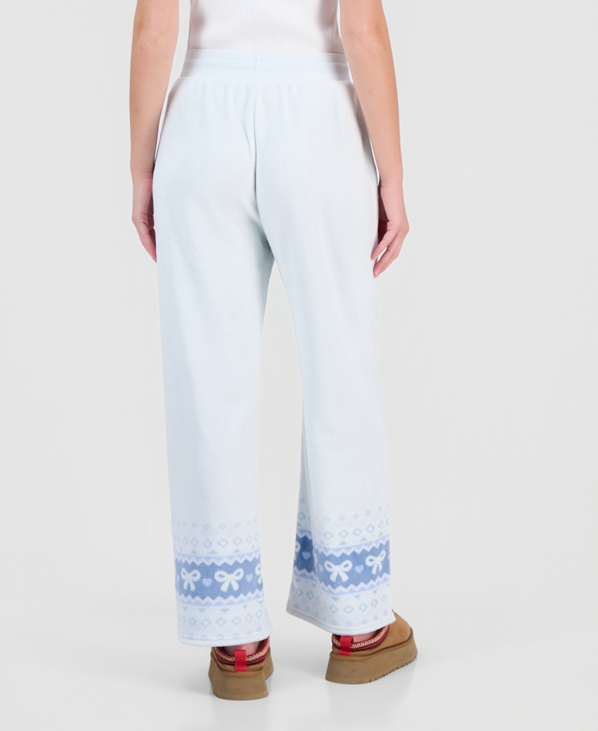 Sincerely Jules Juniors' Mink Pull-on Wide-leg Pants In Blue