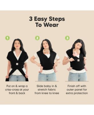 Original Baby Wraps Carrier, Baby Sling Carrier, Stretchy Infant Carrier for Newborn, Toddler