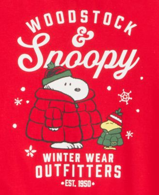 Little & Big Boys Snoopy Varsity Jacket, Macy's Exclusive