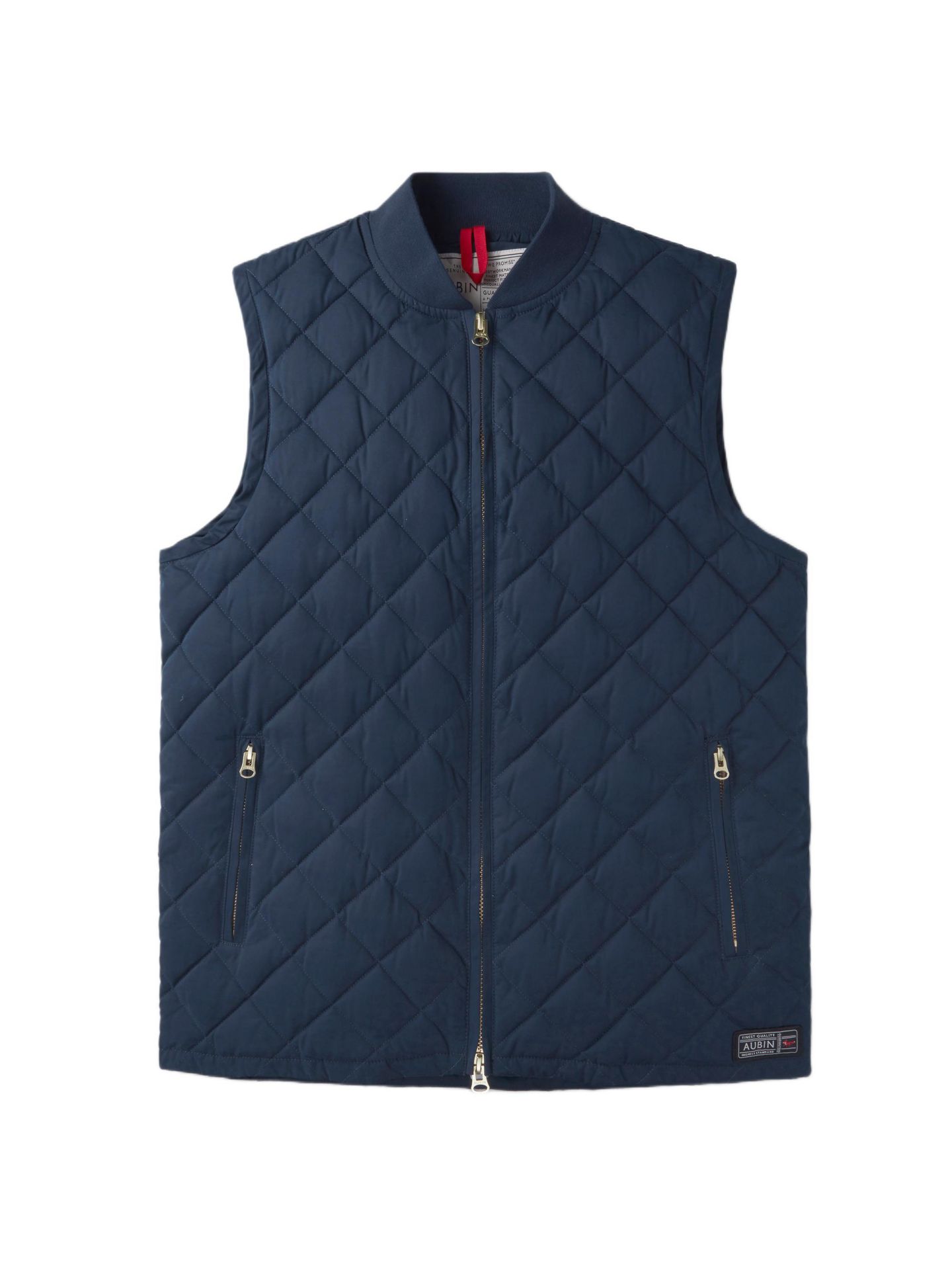 Мужской жилет Aubin Anwick Quilted Gilet Vest, цвет: Тёмно-синий — фото 2
