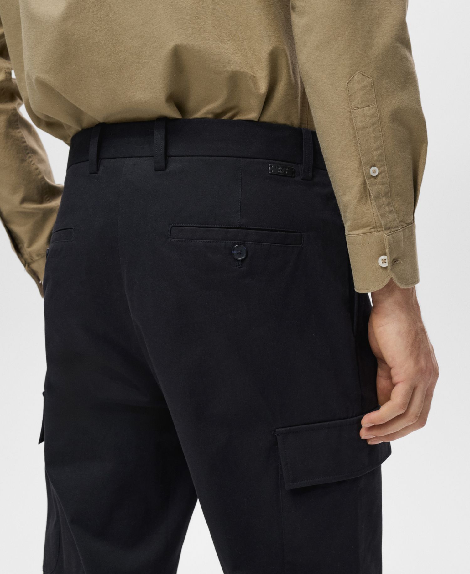 Men's Regular-Fit Cotton Cargo Pants