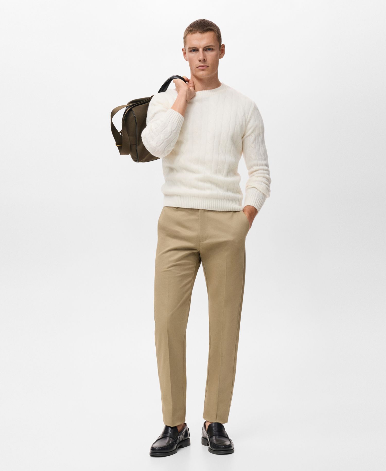 Men's Regular-Fit Cotton Pants