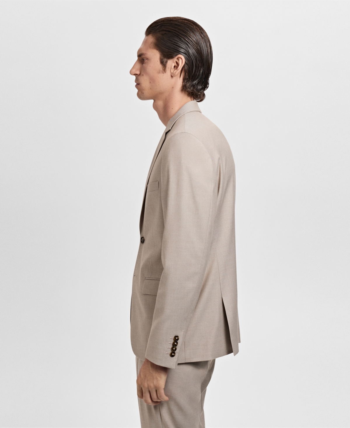 Mango Men's Stretch Fabric Super Slim-Fit Suit Jacket