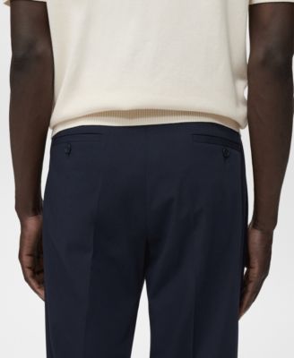 Men's Slim-Fit Suit Pants