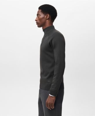 Men's Breathable Zip-Neck Sweater