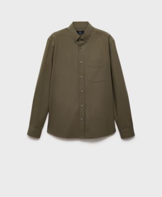 Men's Cotton Regular Fit Pocket Shirt