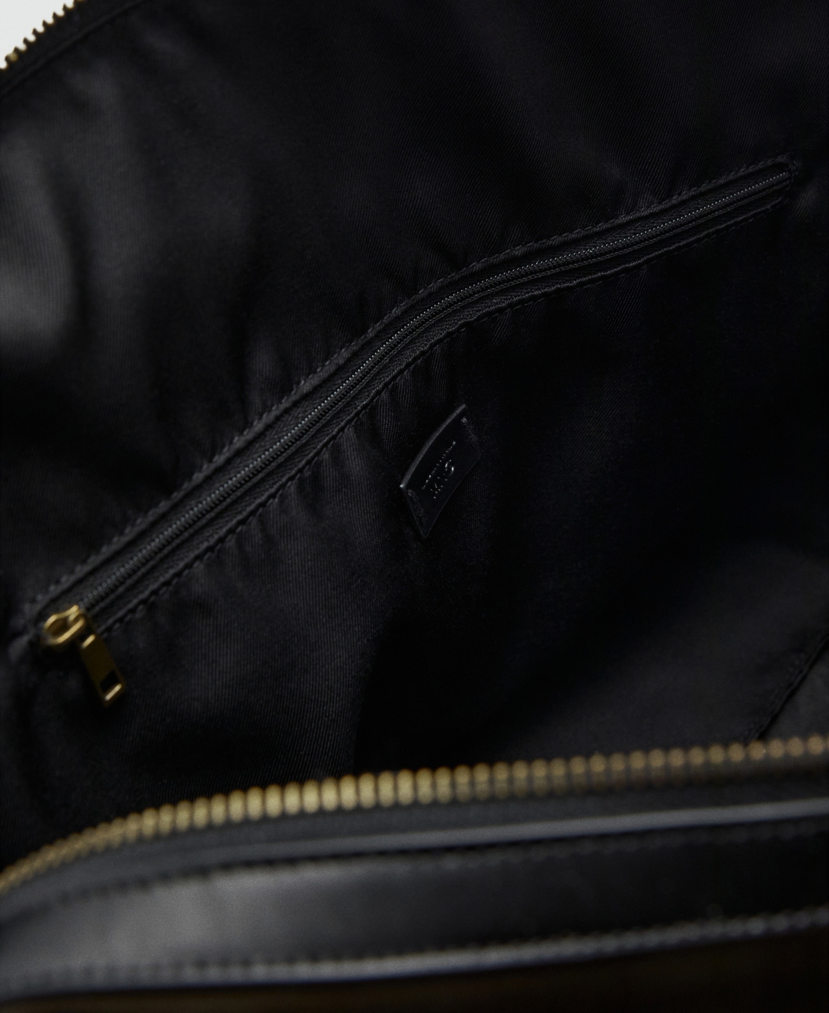 Mango Men's Combined Leather and Cotton Bowling Bag
