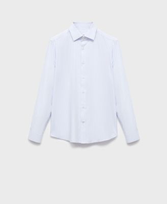 Men's Cotton Striped Slim-Fit Shirt