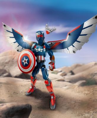 Marvel New Captain America Construction Figure Super Hero Toy 76296, 359 Pieces