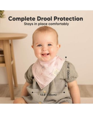 8pk Baby Bandana Bibs, Baby Drool Bibs for Baby Girl, Boy, Baby Bibs for Infant, Newborn