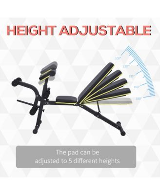 Multi-Functional Sit-Up Dumbbell Bench Adjustable Seat and Back Angle