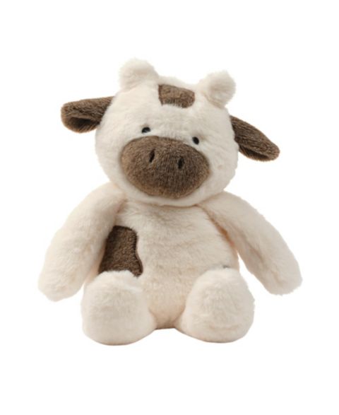 Детская мягкая игрушка Bedtime Originals Milkshake 12" Plush Cow, цвет: Кремовый