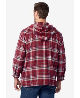 Big & Tall Brawny Snap Shirt Jacket