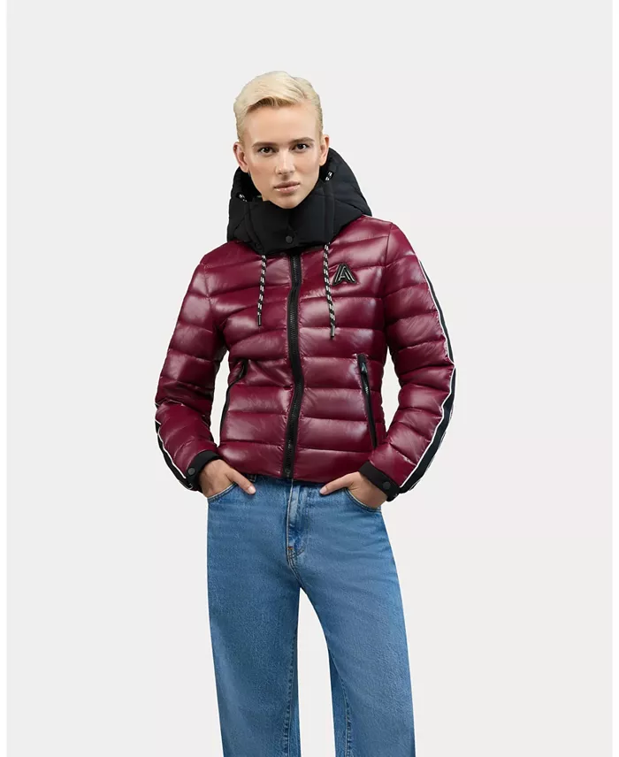 Women's Rousset Lightweight Cinched Puffer Jacket with Contrast Detailing