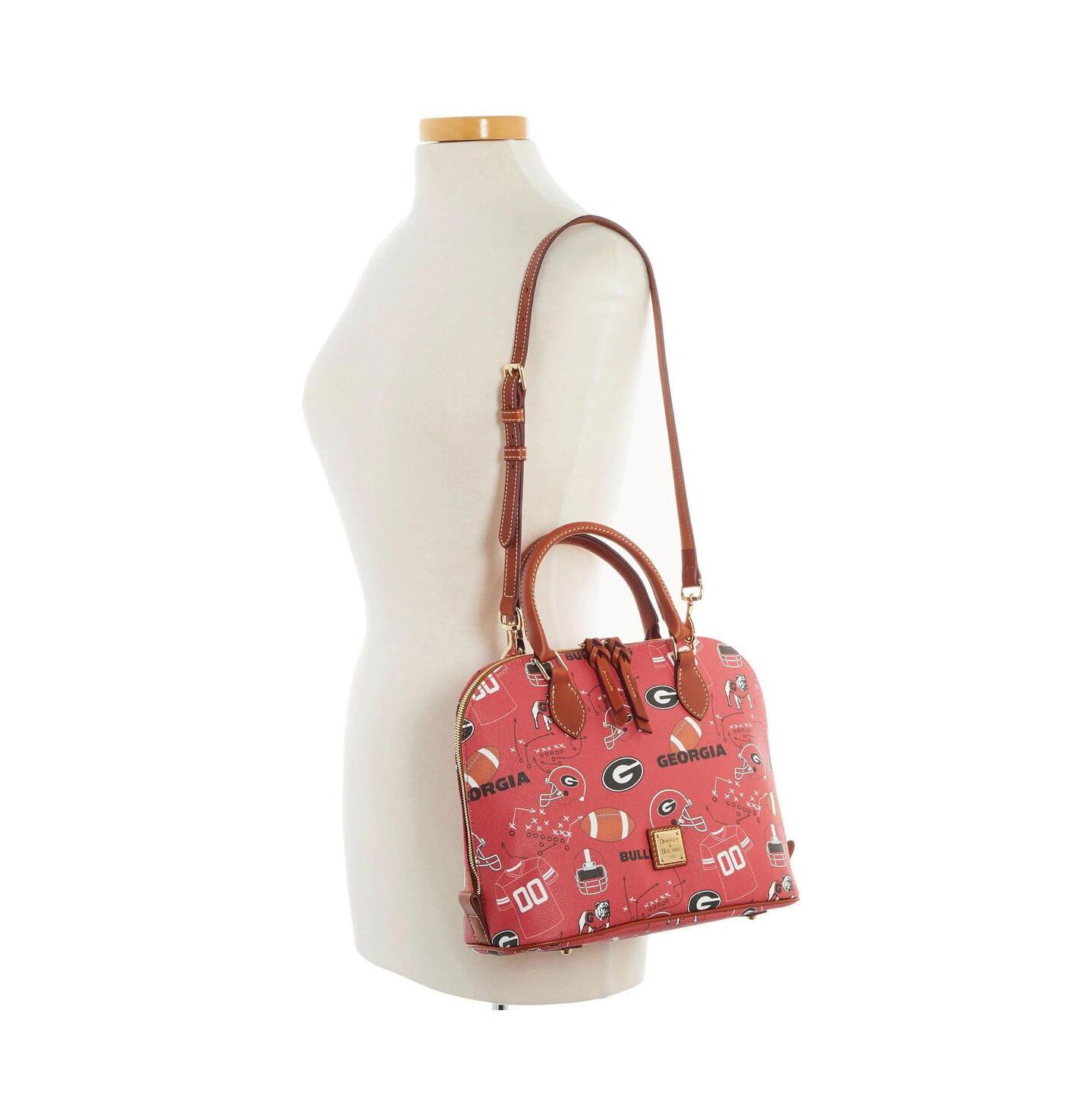 Женская сумка Dooney & Bourke Georgia Bulldogs Game Day Zip Zip Satchel — фото 3