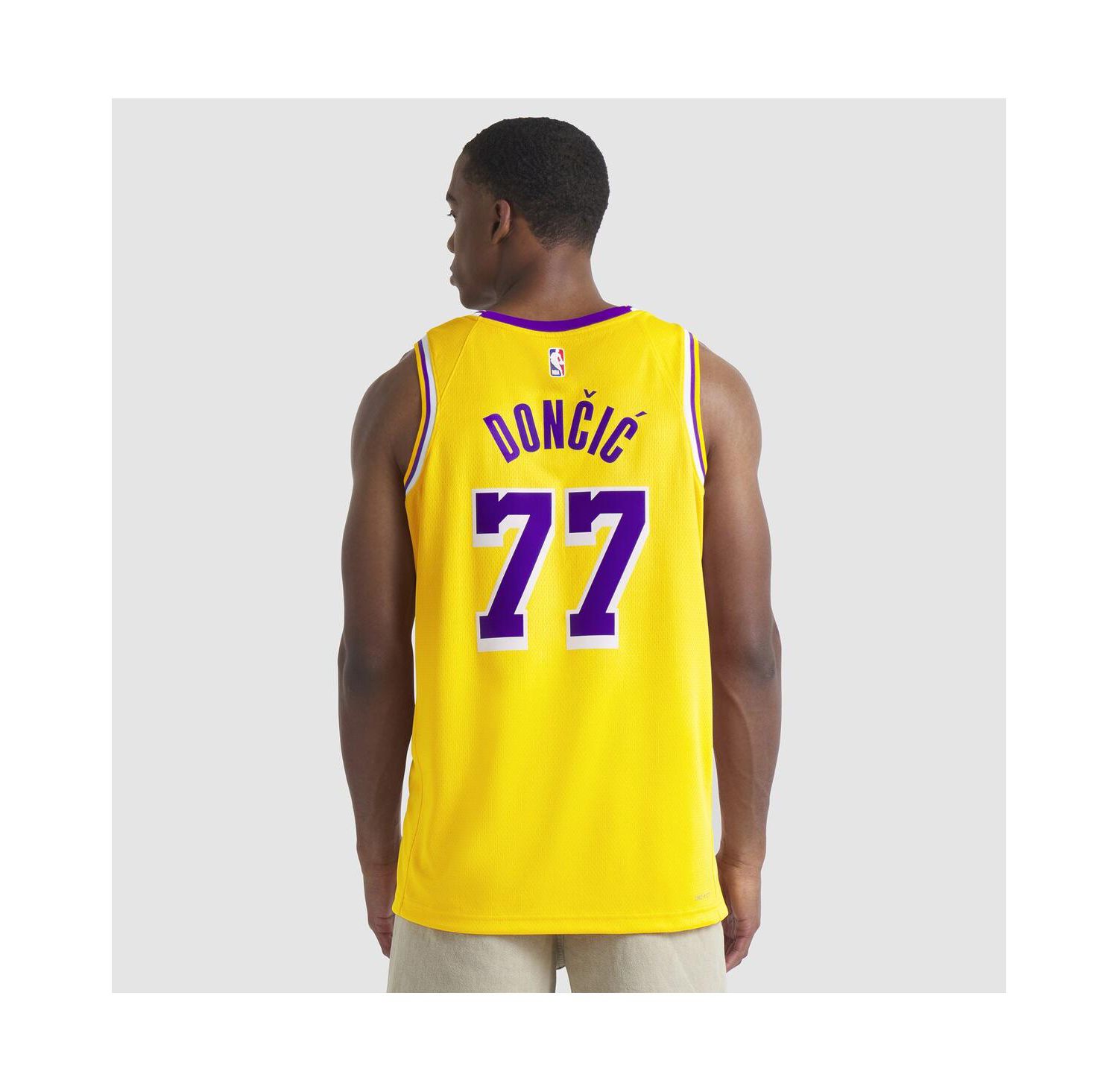 Men's and Women's Luka Doncic Gold Los Angeles Lakers Swingman Jersey - Icon Edition